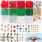 885PCS Christmas Beads,Christmas Bracelet Making Kit for Girls,Christmas Bracelet Beads Kit with Xmas Ornament for Jewelry Making DIY,Christmas Crystal Beads for Bracelets Gift Garland Decor Crafts